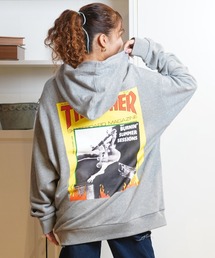 Manhattan Portage | 【Manhattan Portage × THRASHER コラボ】スラッシャー マンハッタンポーテージ オーバーサイズパーカー MP-M588(パーカー)