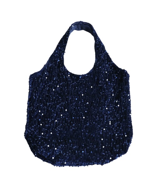 antiqua(アンティカ)の「スパンコールバッグ(トートバッグ・レディース・ネイビー/グレー・ONESIZE)」の18枚目の写真