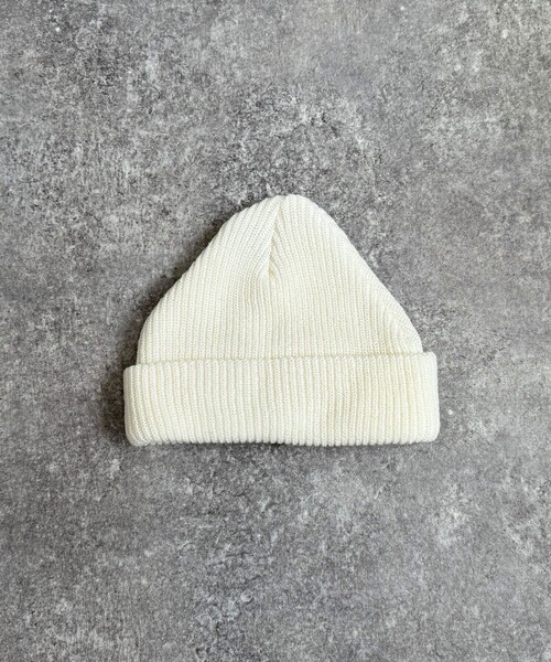 fredy emue(フレディエミュ)の「Roster Bear刺しゅうワッチ(ニットキャップ/ビーニー・レディース・ネイビー/アイボリー/ブラック・FREE)」の12枚目の写真