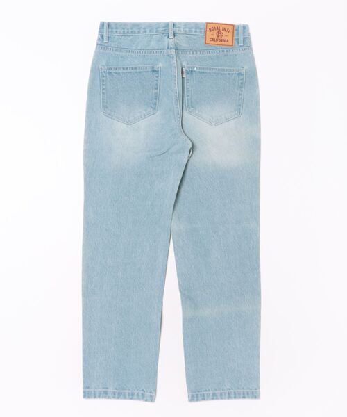 roial（ロイアル）の「DENIM/ROAIL(ロイアル) ヴィンテージウォッシュ加工リラックスシルエットデニム・ジーンズ（デニムパンツ・メンズ・ライトインディゴブルー/ダークインディゴブルー・32inch/34inch/30inch）」の3枚目の写真