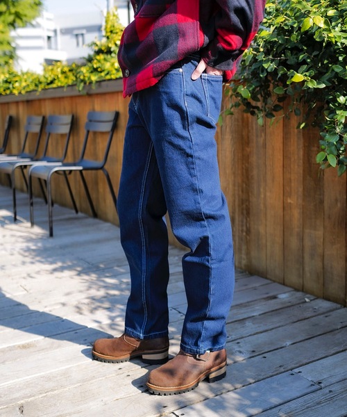 roial（ロイアル）の「DENIM/ROAIL(ロイアル) ヴィンテージウォッシュ加工リラックスシルエットデニム・ジーンズ（デニムパンツ・メンズ・ライトインディゴブルー/ダークインディゴブルー・32inch/34inch/30inch）」の8枚目の写真