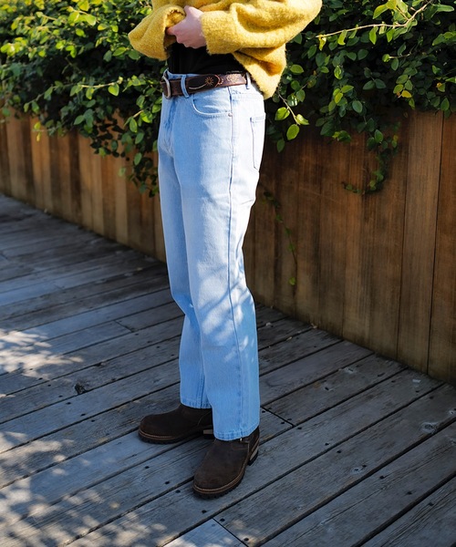 roial（ロイアル）の「DENIM/ROAIL(ロイアル) ヴィンテージウォッシュ加工リラックスシルエットデニム・ジーンズ（デニムパンツ・メンズ・ライトインディゴブルー/ダークインディゴブルー・32inch/34inch/30inch）」の21枚目の写真