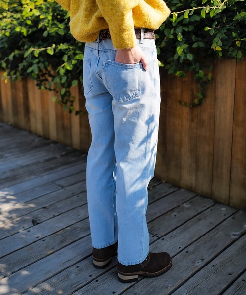 roial（ロイアル）の「DENIM/ROAIL(ロイアル) ヴィンテージウォッシュ加工リラックスシルエットデニム・ジーンズ（デニムパンツ・メンズ・ライトインディゴブルー/ダークインディゴブルー・32inch/34inch/30inch）」の19枚目の写真