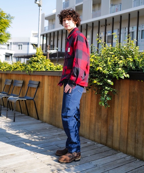 roial（ロイアル）の「DENIM/ROAIL(ロイアル) ヴィンテージウォッシュ加工リラックスシルエットデニム・ジーンズ（デニムパンツ・メンズ・ライトインディゴブルー/ダークインディゴブルー・32inch/34inch/30inch）」の5枚目の写真