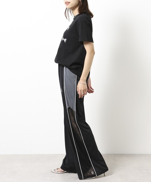 Firsthand（ファーストハンド）の「Firsthand/ファーストハンド オーガニックコットンリボン箔プリントTシャツ / フロントデザインTシャツ（Tシャツ/カットソー・レディース・ブラック/ホワイト/ネイビー・FREE）」の9枚目の写真