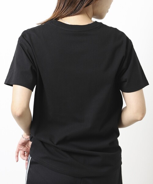 Firsthand（ファーストハンド）の「Firsthand/ファーストハンド オーガニックコットンリボン箔プリントTシャツ / フロントデザインTシャツ（Tシャツ/カットソー・レディース・ブラック/ホワイト/ネイビー・FREE）」の16枚目の写真