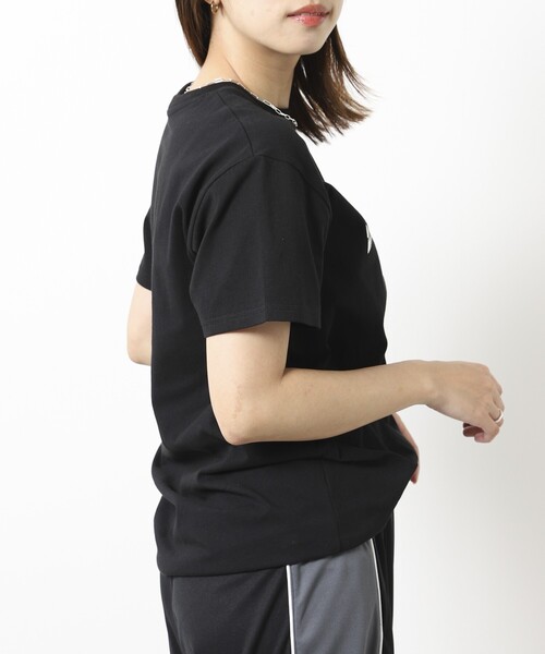 Firsthand（ファーストハンド）の「Firsthand/ファーストハンド オーガニックコットンリボン箔プリントTシャツ / フロントデザインTシャツ（Tシャツ/カットソー・レディース・ブラック/ホワイト/ネイビー・FREE）」の17枚目の写真