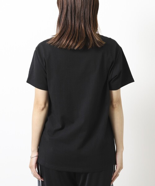 Firsthand（ファーストハンド）の「Firsthand/ファーストハンド オーガニックコットンリボン箔プリントTシャツ / フロントデザインTシャツ（Tシャツ/カットソー・レディース・ブラック/ホワイト/ネイビー・FREE）」の20枚目の写真