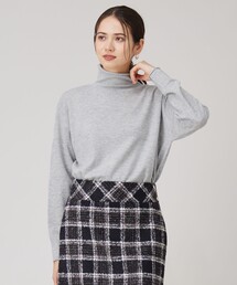 ソフトウールハイゲージハイネック ニット