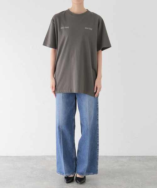 SKIN（スキン）の「《別注》【SKIN/スキン】dont think T-SHIRTS：Tシャツ（Tシャツ/カットソー・レディース・ホワイト/ブラック系その他・FREE）」の15枚目の写真