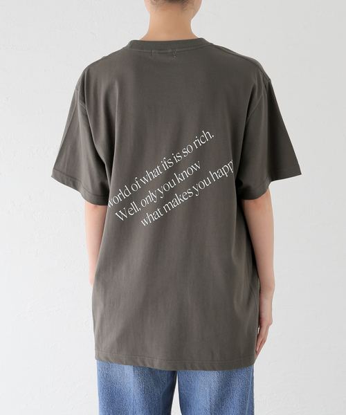 SKIN（スキン）の「《別注》【SKIN/スキン】dont think T-SHIRTS：Tシャツ（Tシャツ/カットソー・レディース・ホワイト/ブラック系その他・FREE）」の18枚目の写真