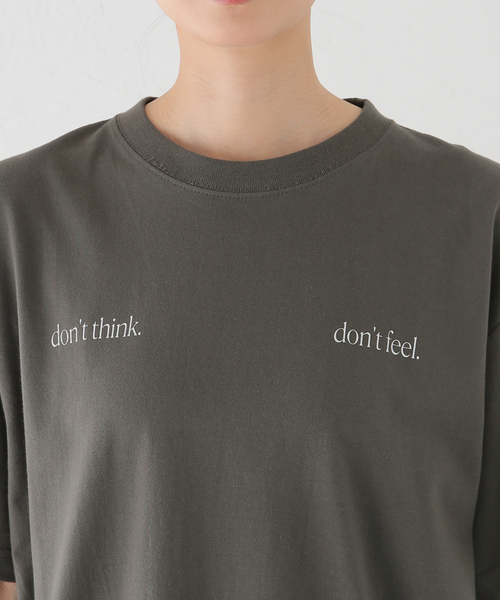 SKIN（スキン）の「《別注》【SKIN/スキン】dont think T-SHIRTS：Tシャツ（Tシャツ/カットソー・レディース・ホワイト/ブラック系その他・FREE）」の19枚目の写真
