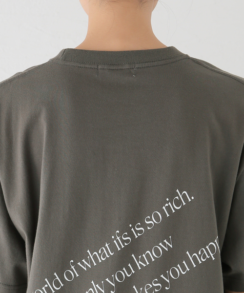 SKIN（スキン）の「《別注》【SKIN/スキン】dont think T-SHIRTS：Tシャツ（Tシャツ/カットソー・レディース・ホワイト/ブラック系その他・FREE）」の20枚目の写真