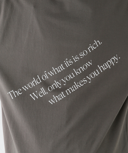 SKIN（スキン）の「《別注》【SKIN/スキン】dont think T-SHIRTS：Tシャツ（Tシャツ/カットソー・レディース・ホワイト/ブラック系その他・FREE）」の12枚目の写真