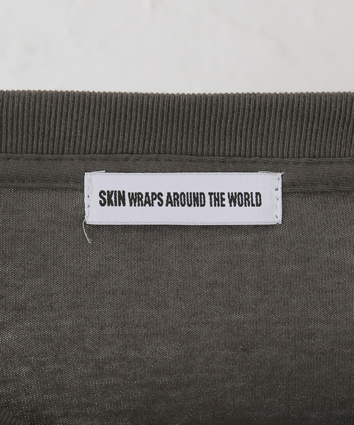 SKIN（スキン）の「《別注》【SKIN/スキン】dont think T-SHIRTS：Tシャツ（Tシャツ/カットソー・レディース・ホワイト/ブラック系その他・FREE）」の3枚目の写真