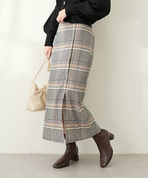 natural couture（ナチュラルクチュール）の「コルセットベルト付きナロースカート（スカート・レディース・ピンク系その他/ブラック/その他1/ボルドー・FREE）」の22枚目の写真