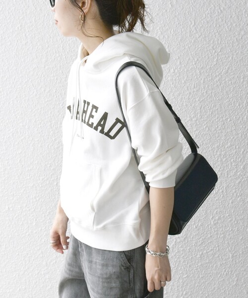 新品SHIPS any別注THE KNiTS:カレッジ ロゴパーカー 25SS SHIPS｜【SHIPS any別注】THE KNiTS: カレッジ ロゴ フーディ