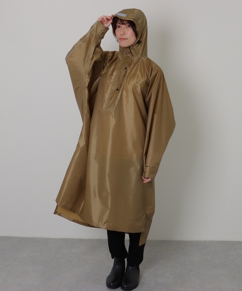 melange ドルマン コート　ポンチョ　ゆったりコート ドルマンスリーブ アウター ポンチョコート マントコート