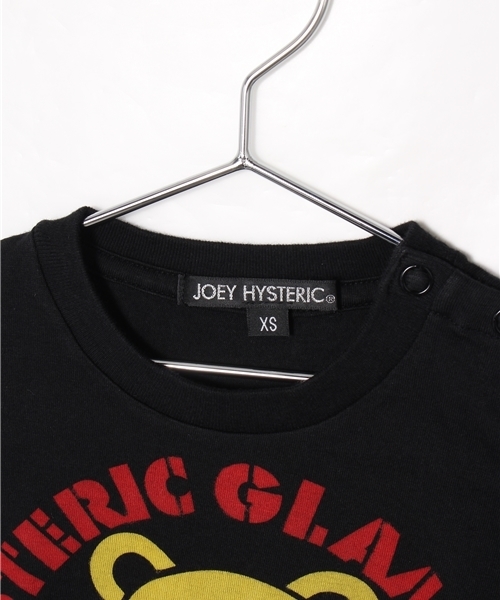 JOEY HYSTERIC（ジョーイヒステリック）の「HYS BEAR STENCIL pt Tシャツ（Tシャツ/カットソー・キッズ・キナリ/ブラック/グレー・MEDIUM/X-SMALL/SMALL）」の5枚目の写真