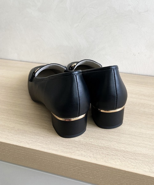 WA ORiental TRaffic（ダブルエーオリエンタルトラフィック）の「メタリックラインビットヒールローファー 42301（ローファー・レディース・ベージュ/ブラック/グリーン/ブラウン・34/35/36/37/38/39/40/41/42/33/43）」の19枚目の写真