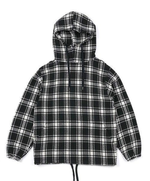 yori チェックパーカー　⭐︎美品⭐︎ 楽天市場】パーカー 裏起毛 暖かい起毛 トップス フード付き ニット