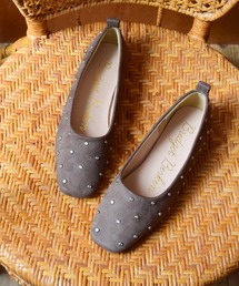 Bridget Birkin（ブリジットバーキン）の「【Bridget Birkin】ドットビジューフラットシューズ(541525)（パンプス）」