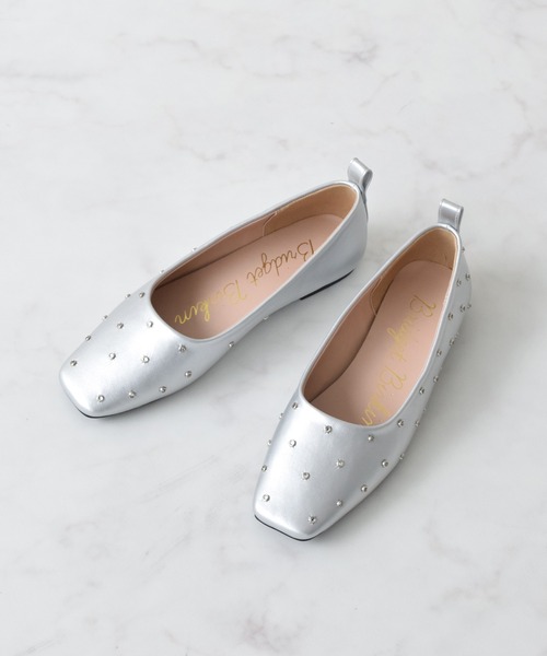 Bridget Birkin（ブリジットバーキン）の「【Bridget Birkin】ドットビジューフラットシューズ(541525)（パンプス・レディース・ベージュ系その他/ブラック系その他/シルバー/ブラック/ブラウン系その他・23/23.5/24/22.5/24.5）」の20枚目の写真