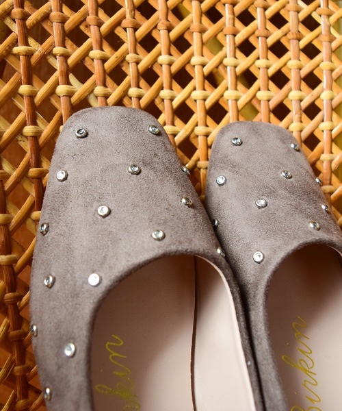 Bridget Birkin（ブリジットバーキン）の「【Bridget Birkin】ドットビジューフラットシューズ(541525)（パンプス・レディース・ベージュ系その他/ブラック系その他/シルバー/ブラック/ブラウン系その他・23/23.5/24/22.5/24.5）」の22枚目の写真