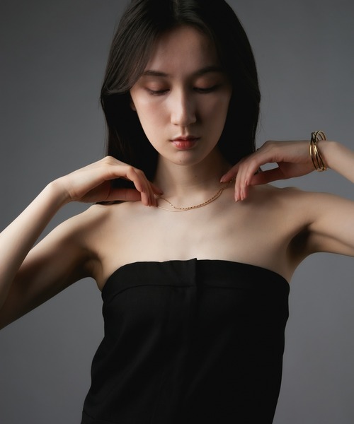 Os accessory（オズアクセサリー）の「Os　-オズ-　チェーン　レイヤード ネックレス【金属アレルギー対応】（ネックレス・レディース・ゴールド/シルバー・ONE SIZE）」の10枚目の写真