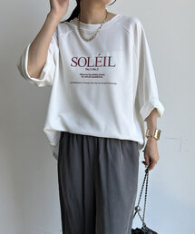 SOLEILジョーゼットロゴTEE