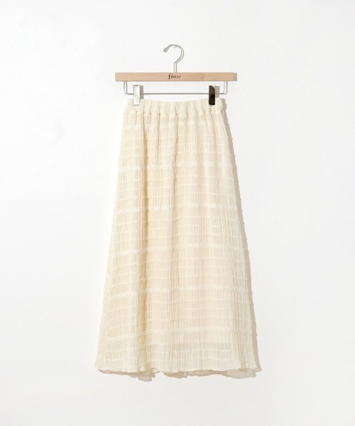 flower（フラワー）の「スパングルレーススカート（スカート・レディース・アイボリー/ブラック・SMALL/MEDIUM）」の16枚目の写真