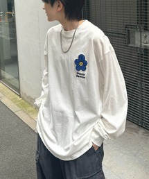 【ILL'S】ワンポイント相良刺繍ロンT