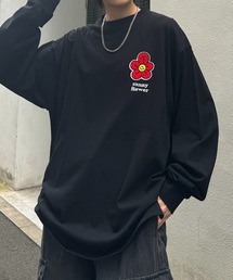 【ILL'S】ワンポイント相良刺繍ロンT