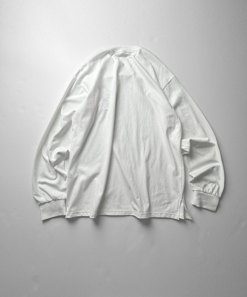 ILL'S（イルズ）の「【ILL'S】ワンポイント相良刺繍ロンT（Tシャツ/カットソー・メンズ・ブラック/ホワイト/ホワイト系その他/ブラック系その他・M/L）」の10枚目の写真