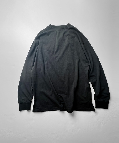 ILL'S（イルズ）の「【ILL'S】ワンポイント相良刺繍ロンT（Tシャツ/カットソー・メンズ・ブラック/ホワイト/ホワイト系その他/ブラック系その他・M/L）」の12枚目の写真