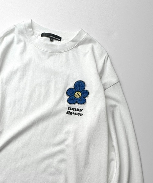 ILL'S（イルズ）の「【ILL'S】ワンポイント相良刺繍ロンT（Tシャツ/カットソー・メンズ・ブラック/ホワイト/ホワイト系その他/ブラック系その他・M/L）」の13枚目の写真