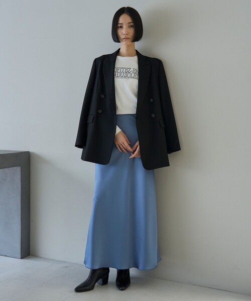 UNFILO（アンフィーロ）の「ロゴ刺繍 Tシャツ（Tシャツ/カットソー・レディース・ホワイト系/グレー系・X-LARGE/XX-LARGE）」の13枚目の写真