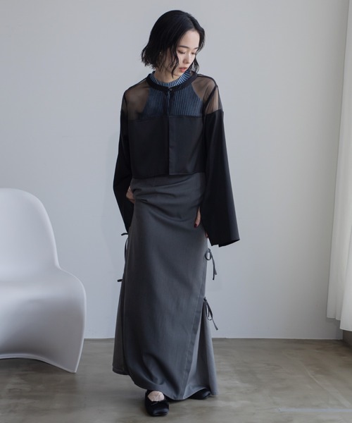 VACANCY（ヴァカンシー）の「スクエアバレーミュール（バレエシューズ・レディース・ベージュ/ブラック・LARGE/MEDIUM）」の8枚目の写真