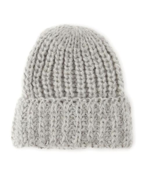 green label relaxing（グリーンレーベルリラクシング）の「CB COyoMI 1.5Gニットキャップ（ニットキャップ/ビーニー・レディース・オフホワイト/ブラック/ライトグレー・フリー）」の3枚目の写真