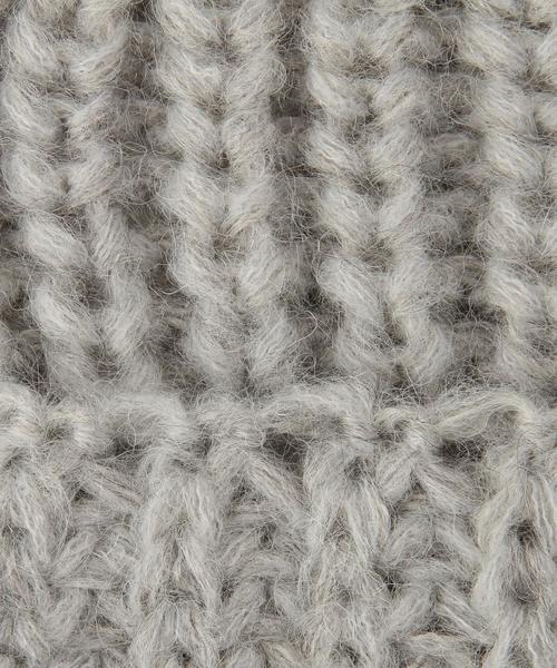 green label relaxing（グリーンレーベルリラクシング）の「CB COyoMI 1.5Gニットキャップ（ニットキャップ/ビーニー・レディース・オフホワイト/ブラック/ライトグレー・フリー）」の4枚目の写真