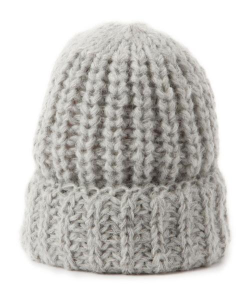 green label relaxing（グリーンレーベルリラクシング）の「CB COyoMI 1.5Gニットキャップ（ニットキャップ/ビーニー・レディース・オフホワイト/ブラック/ライトグレー・フリー）」の5枚目の写真