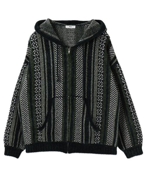 WEGO/【24年秋冬新作】ベロアモールジップパーカー（カーディガン/ボレロ）｜WEGO（ウィゴー）