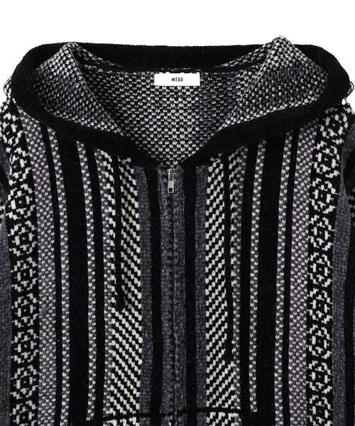 WEGO/【24年秋冬新作】ベロアモールジップパーカー（カーディガン/ボレロ）｜WEGO（ウィゴー）