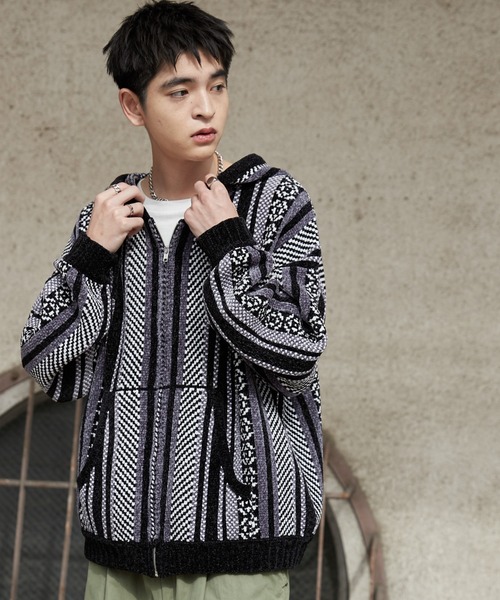 WEGO/【24年秋冬新作】ベロアモールジップパーカー（カーディガン/ボレロ）｜WEGO（ウィゴー）