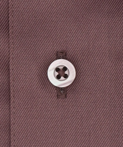 TOKYO SHIRTS（トウキョウシャツ）の「超形態安定ノーアイロン ワイド 長袖ビジネスワイシャツ（ビジネスシャツ・メンズ・ボルドー・首回り39cm-裄丈80cm/首回り39cm-裄丈84cm/首回り41cm-裄丈82cm/首回り41cm-裄丈86cm/首回り42cm-裄丈82cm/首回り42cm-裄丈86cm/首回り43cm-裄丈86cm/首回り37cm-裄丈80cm/首回り43cm-裄丈82cm/首回り37cm-裄丈84cm）」の4枚目の写真