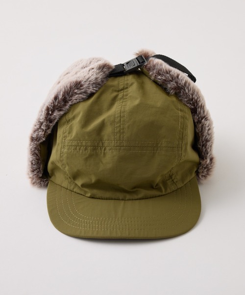 CIAOPANIC TYPY（チャオパニックティピー）の「【KIDS】ミリタリーフライトキャップ（キャップ・キッズ・ブラック/カーキ/ブラウン・ONE SIZE）」の8枚目の写真