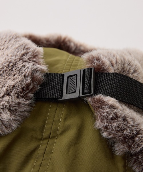 CIAOPANIC TYPY（チャオパニックティピー）の「【KIDS】ミリタリーフライトキャップ（キャップ・キッズ・ブラック/カーキ/ブラウン・ONE SIZE）」の12枚目の写真