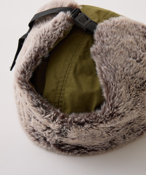 CIAOPANIC TYPY（チャオパニックティピー）の「【KIDS】ミリタリーフライトキャップ（キャップ・キッズ・ブラック/カーキ/ブラウン・ONE SIZE）」の13枚目の写真