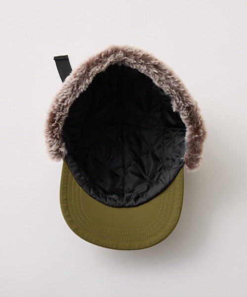 CIAOPANIC TYPY（チャオパニックティピー）の「【KIDS】ミリタリーフライトキャップ（キャップ・キッズ・ブラック/カーキ/ブラウン・ONE SIZE）」の14枚目の写真