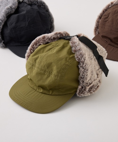 CIAOPANIC TYPY（チャオパニックティピー）の「【KIDS】ミリタリーフライトキャップ（キャップ・キッズ・ブラック/カーキ/ブラウン・ONE SIZE）」の19枚目の写真